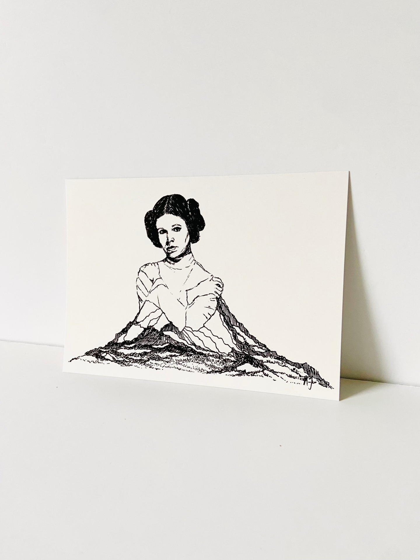 Mountain Portrait Print - Princess Leia, Goodies N Stuff