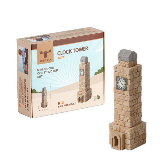 Mini Bricks Construction Set - Clock Tower, Goodies N Stuff
