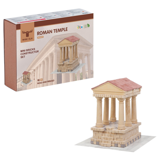 Mini Bricks Construction Set - Roman Temple, Goodies N Stuff