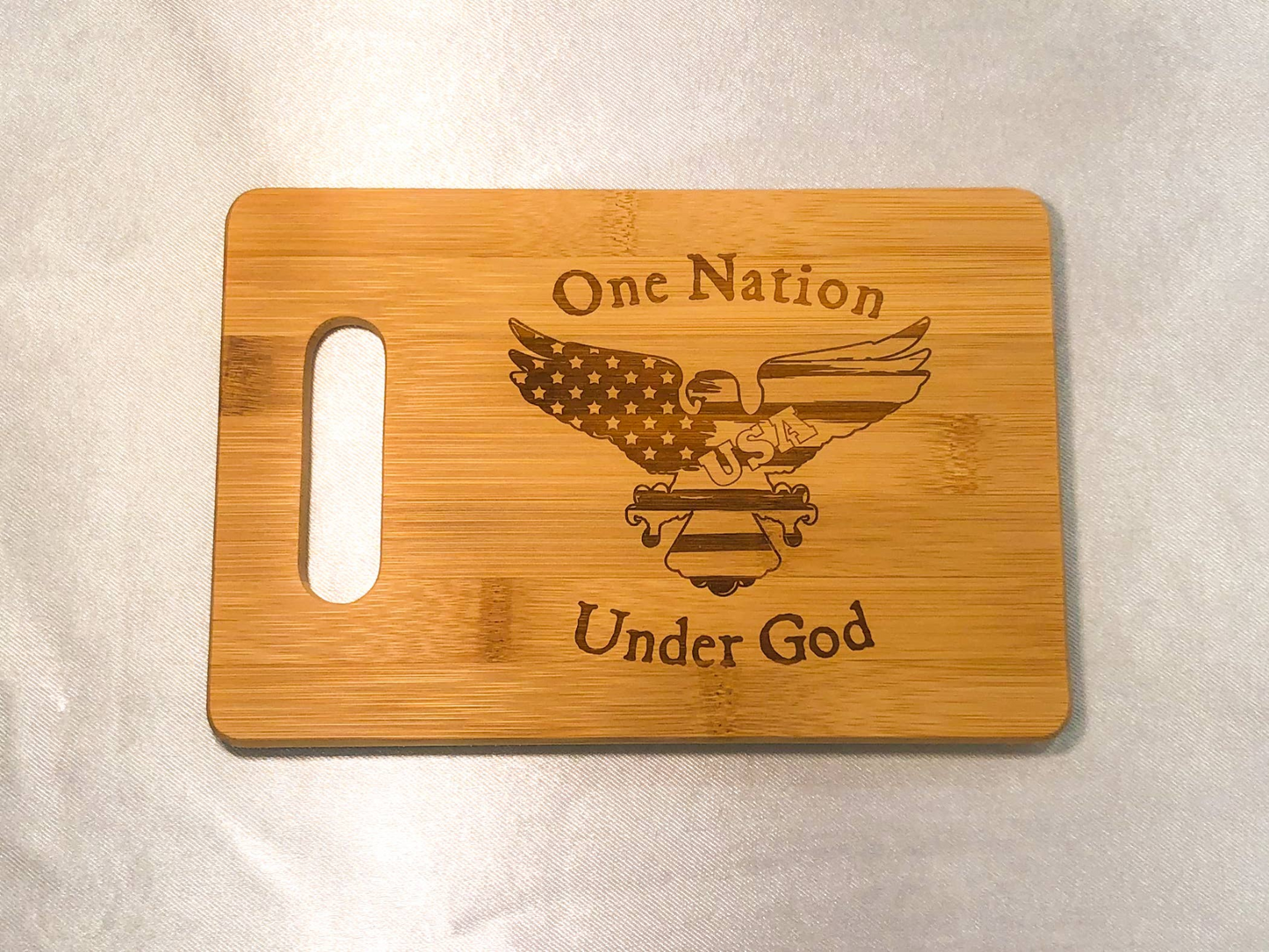 9x6" Engraved Bamboo Cutting Board (can be customized), Goodies N Stuff