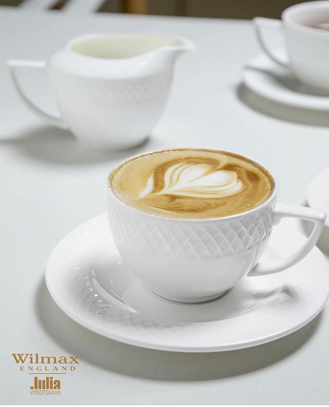 White 6 Oz Cappuccino Cup & 5.5" inch Saucer Set Of 6 - Perfect for Everyday Use, Goodies N Stuff