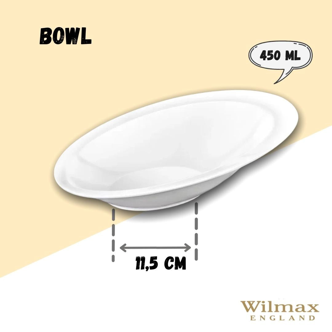 White Ceaser Salad Bowl 11" inch X 7.5 | 27.5 X 18.5 Cm - Perfect for Soup, Cereal, Salad, and Pasta, Goodies N Stuff