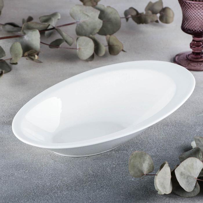 White Ceaser Salad Bowl 11" inch X 7.5 | 27.5 X 18.5 Cm - Perfect for Soup, Cereal, Salad, and Pasta, Goodies N Stuff