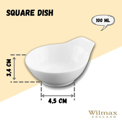 White Sauce Bowl 4" inch |3 Fl Oz | - Soup, Cereal, Salad, Pasta - Oven Safe, Dishwasher Safe, Microwave Safe - Made of Non-Toxic Healthy Porcelain, Goodies N Stuff