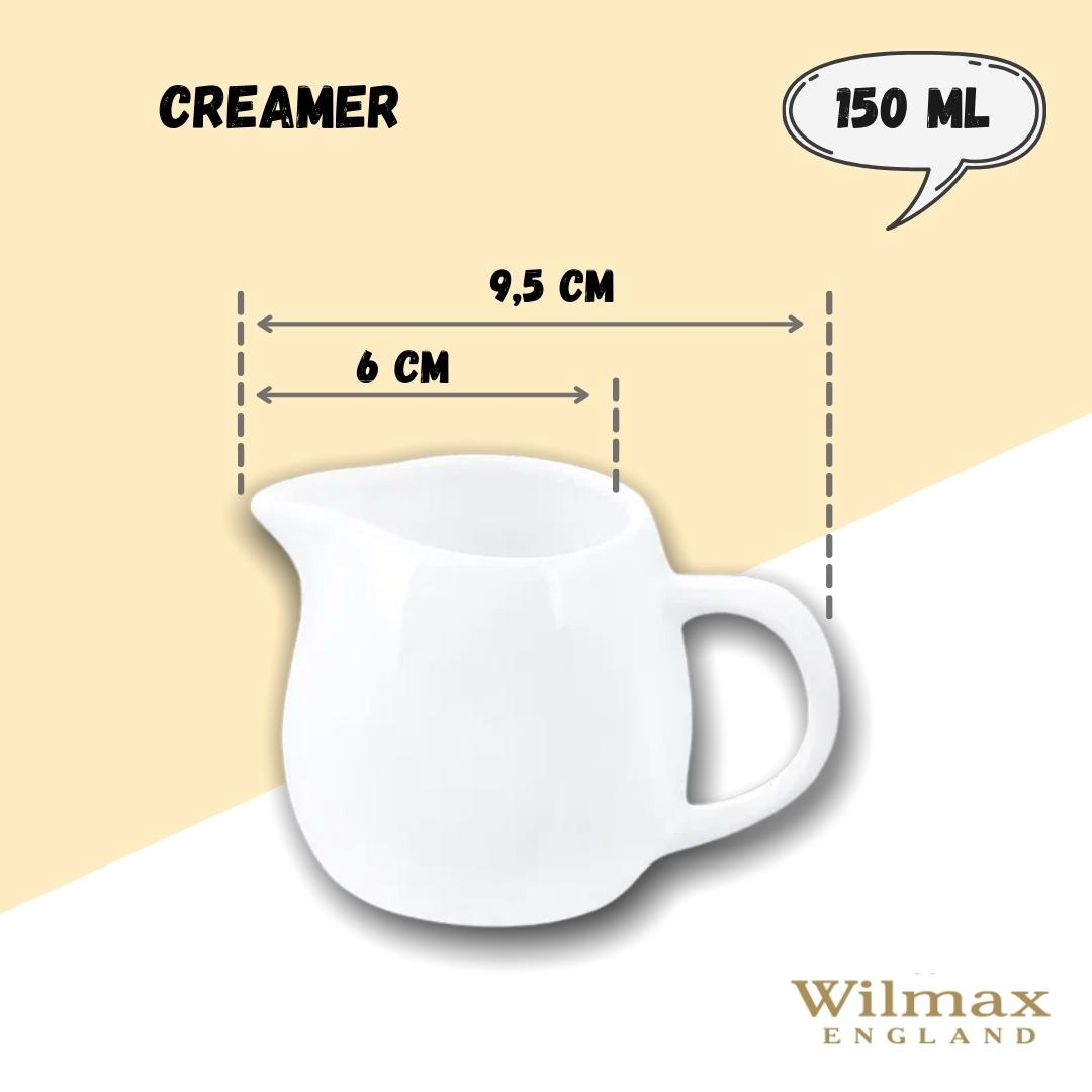 White Creamer 5 Oz | 150 Ml - High-Quality Porcelain Creamer Set, Goodies N Stuff