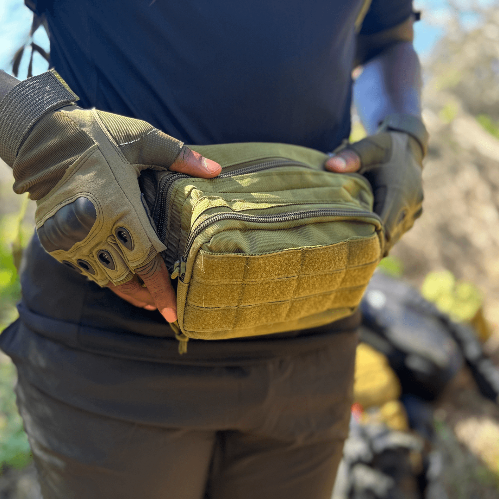 Tactical Waist Bag & MOLLE EDC Pouch for Outdoor Activities - Lightweight and Versatile, Goodies N Stuff