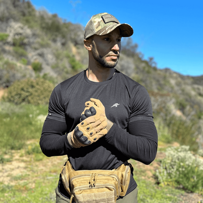 Tactical Military Airsoft Gloves for Outdoor Sports, Paintball, and Motorcycling with Touchscreen Fingertip Capability, Goodies N Stuff