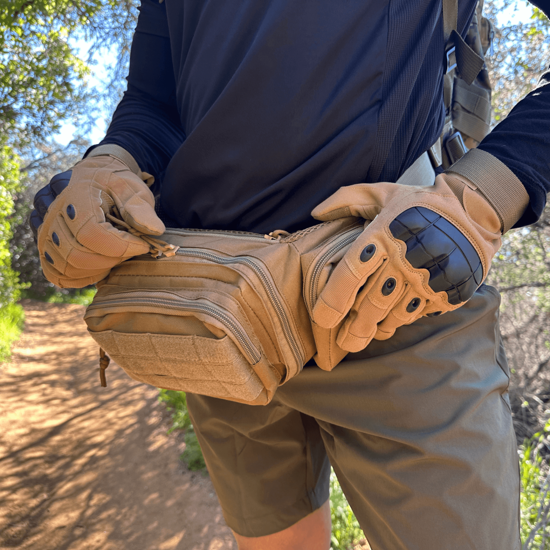 Tactical Military Airsoft Gloves for Outdoor Sports, Paintball, and Motorcycling with Touchscreen Fingertip Capability, Goodies N Stuff