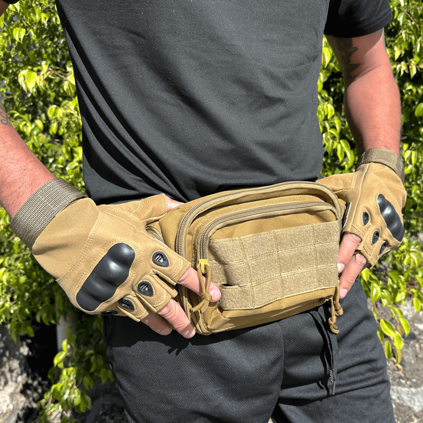 Tactical Fingerless Airsoft Gloves for Outdoor Sports, Paintball, and Motorcycling, Goodies N Stuff