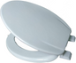 J&V Textiles Elongated Toilet Seat With Easy Clean & Change Hinge, Goodies N Stuff