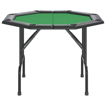 vidaXL 8-Player Folding Poker Table Green 42.5"x42.5"x29.5", Goodies N Stuff