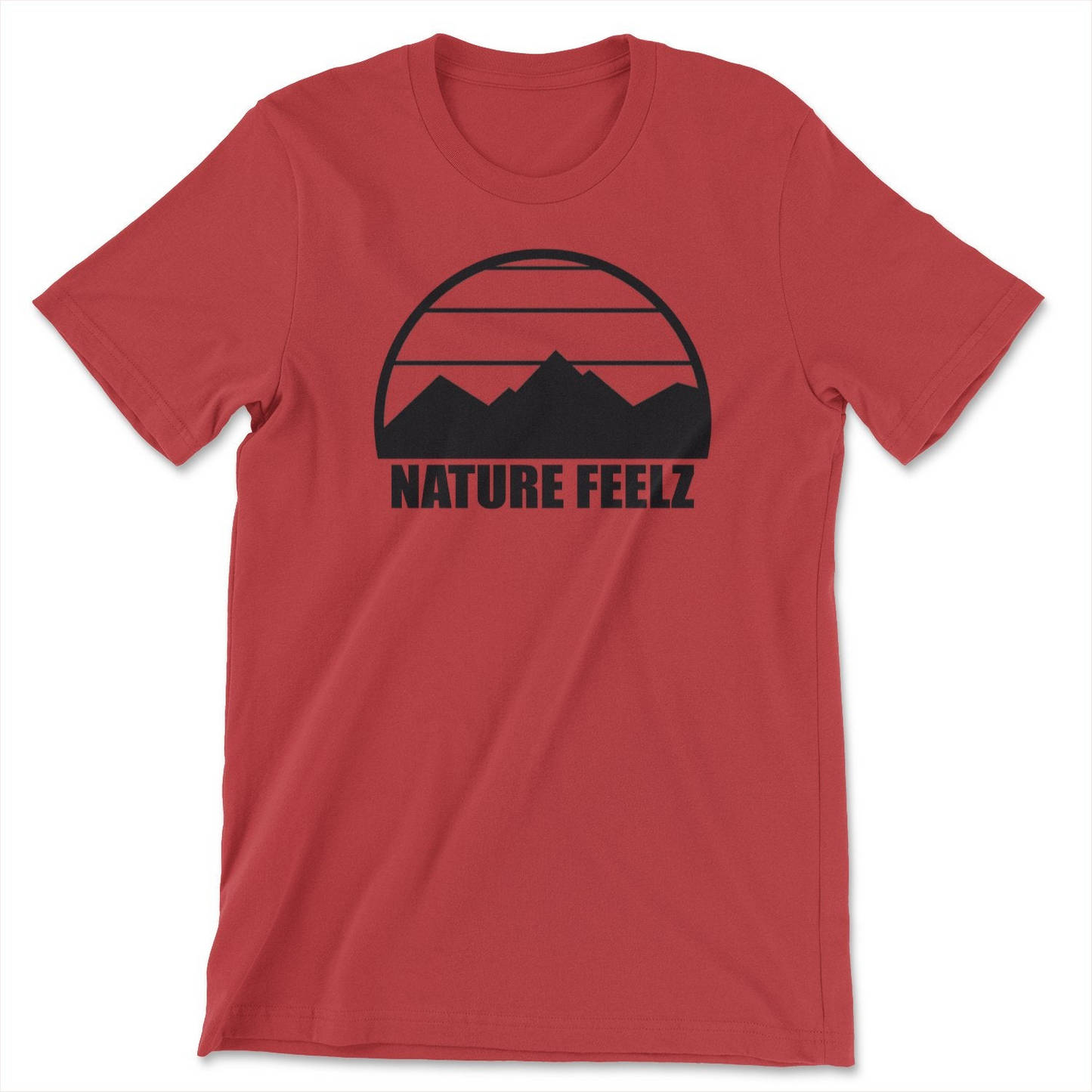 Nature Feelz Mountain Black Tee, Goodies N Stuff