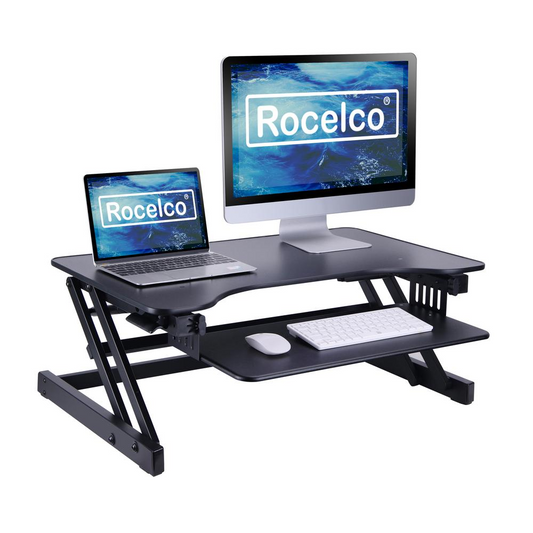 Rocelco 32" Height Adjustable Standing Desk, Goodies N Stuff