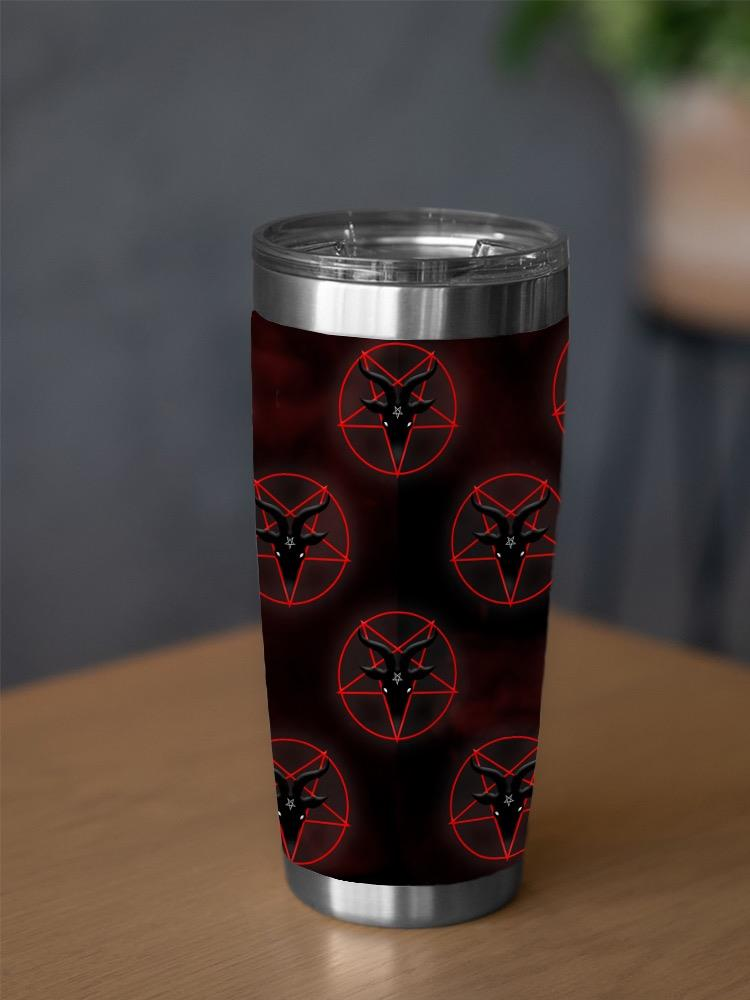 Satan Goat Head Tumbler -SPIdeals Designs, Goodies N Stuff