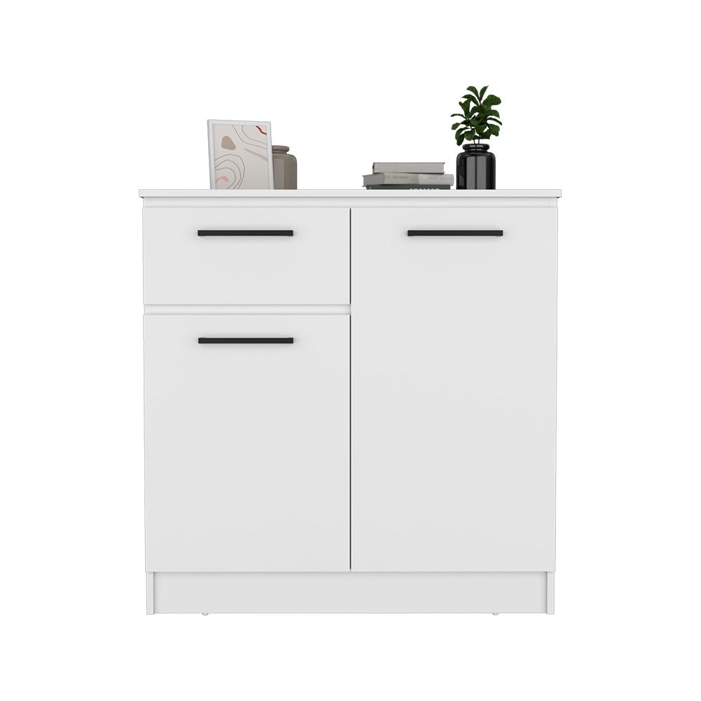 Multi-Functional Dresser Carlin, Top Surface as TV Stand, White Finish, Cabinets & Storage, Goodies N Stuff