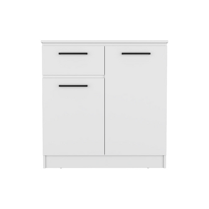 Multi-Functional Dresser Carlin, Top Surface as TV Stand, White Finish, Cabinets & Storage, Goodies N Stuff