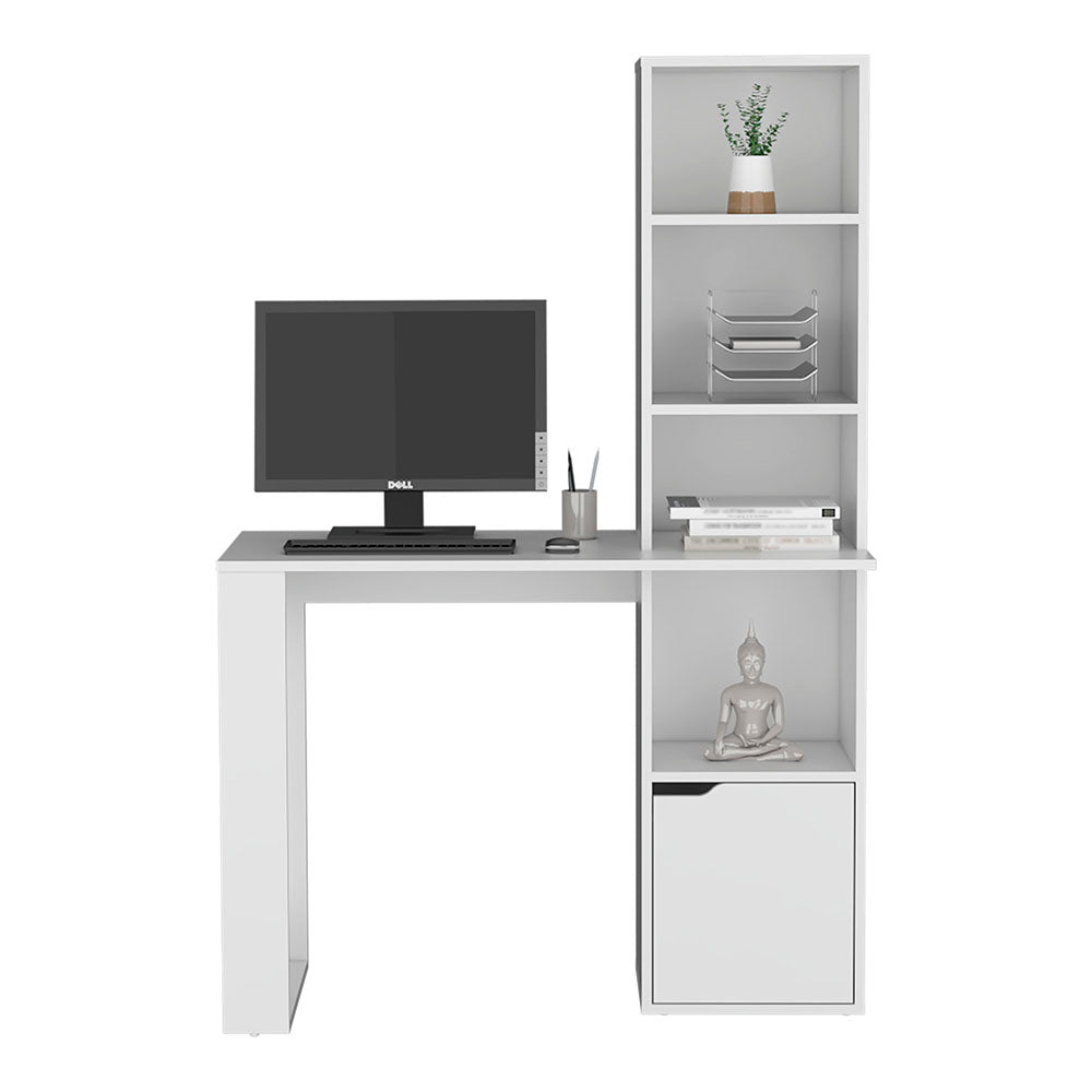 Office Desk Aragon, White Finish, Goodies N Stuff