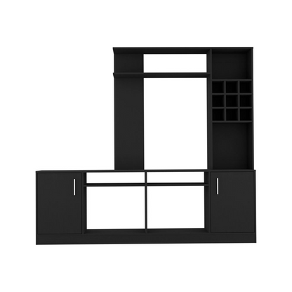 Entertainment Center Modoc For TV´s up 78", Black Wengue Finish, Goodies N Stuff