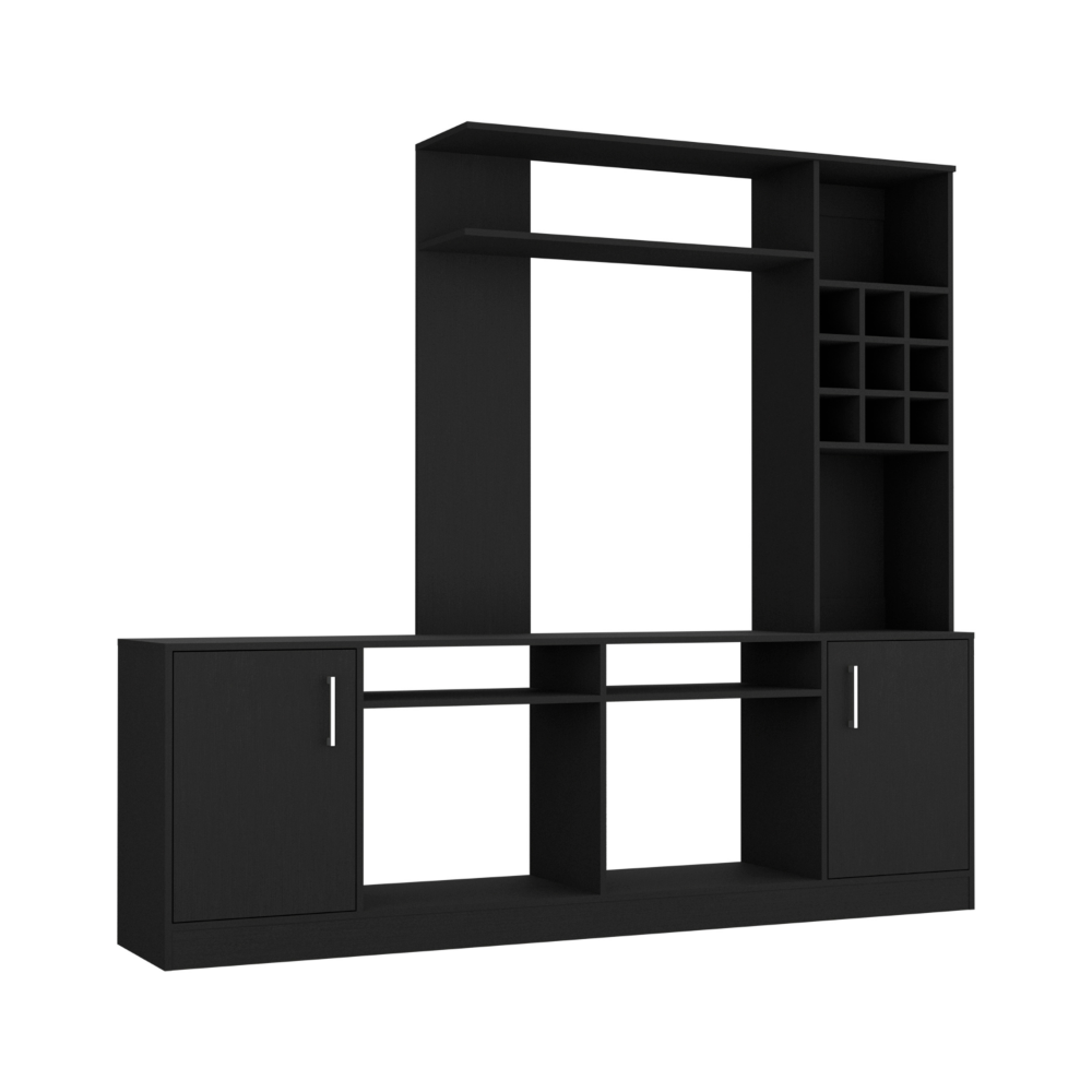 Entertainment Center Modoc For TV´s up 78", Black Wengue Finish, Goodies N Stuff