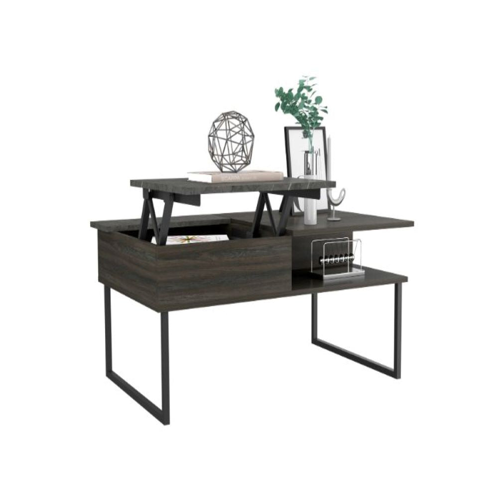 Juvve Lift Top Coffee Table - Carbon Espresso / Onyx Finish, Goodies N Stuff