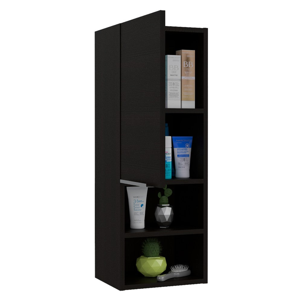 Medicine Cabinet Hazelton, Two Interior Shelves, Black Wengue Finish, Goodies N Stuff