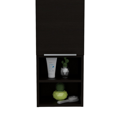 Medicine Cabinet Hazelton, Two Interior Shelves, Black Wengue Finish, Goodies N Stuff