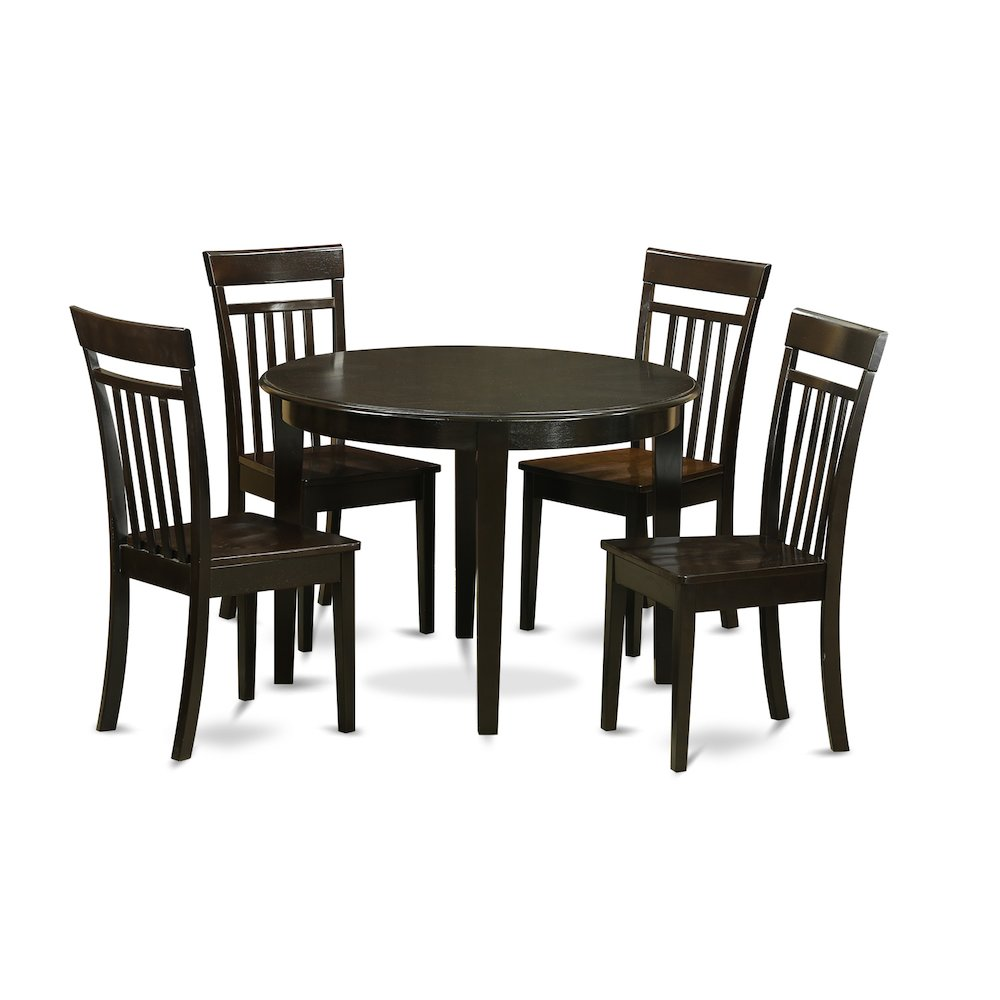 5 PC Kitchen Nook Dining Set - Kitchen Table and 4 Kitchen Chairs, Goodies N Stuff