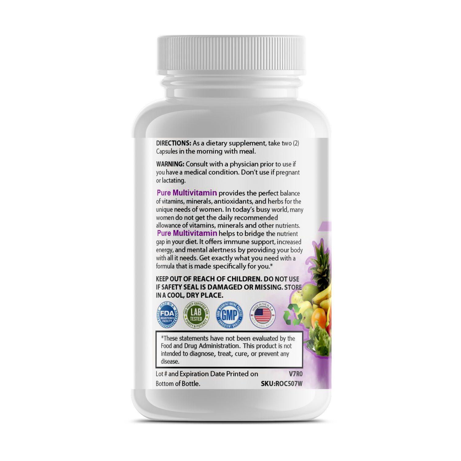 Pure Multi-Vitamins Womens, Goodies N Stuff