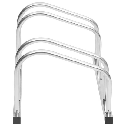 vidaXL Bike Rack for 2 Bikes Galvanized Steel - Durable and Practical, Goodies N Stuff