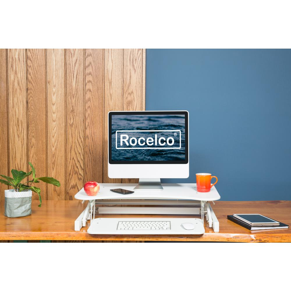 Rocelco 32" Height Adjustable Standing Desk, Goodies N Stuff