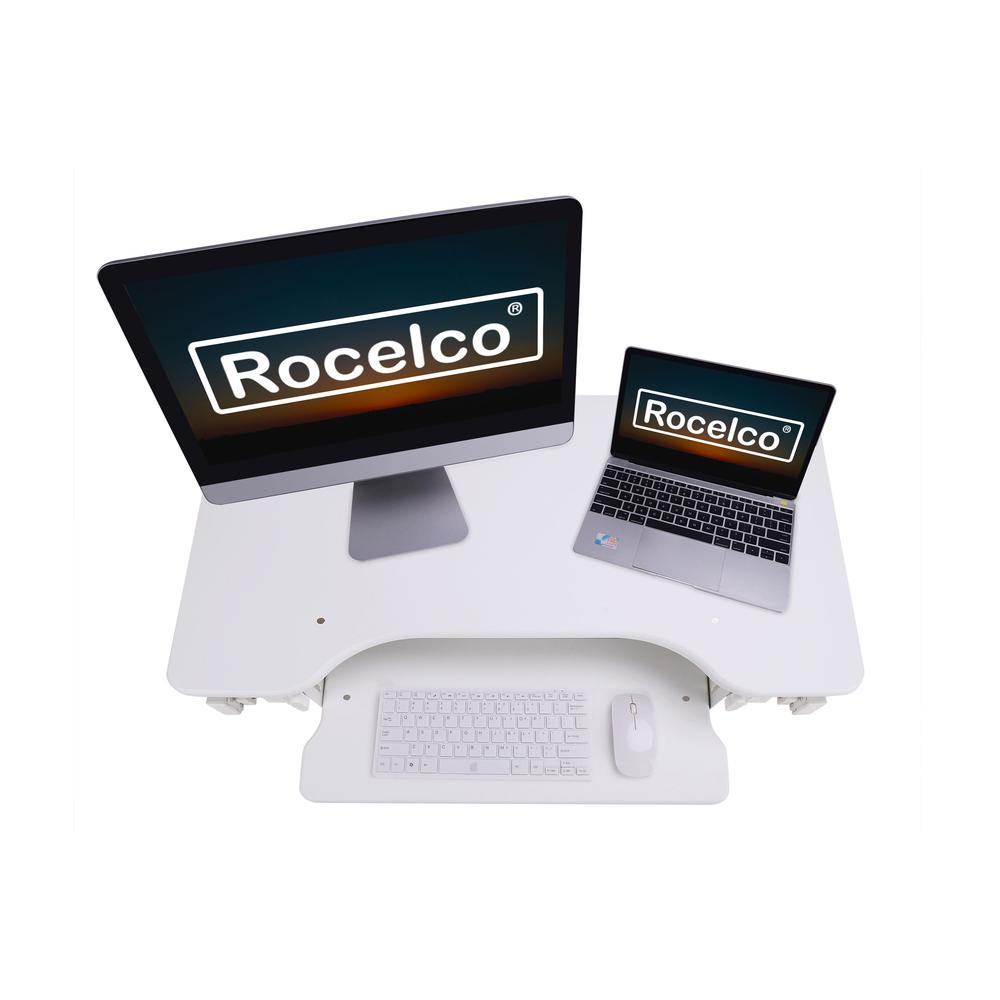 Rocelco 32" Height Adjustable Standing Desk, Goodies N Stuff