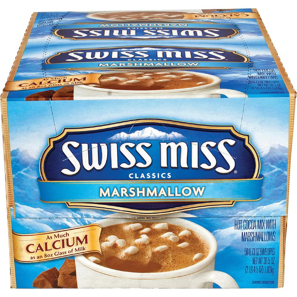 Swiss Miss® Milk Chocolate Hot Cocoa Mix - Powder - 0.73 oz - 50 / Box, Goodies N Stuff