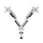 Double Monitor Arm 17"-30" in Silver Finish, A2MAD1730-SV, Goodies N Stuff