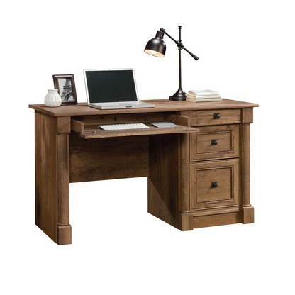 Palladia Computer Desk Vo - Elegant Vintage Oak Design | Free Shipping, Office Supplies, Goodies N Stuff