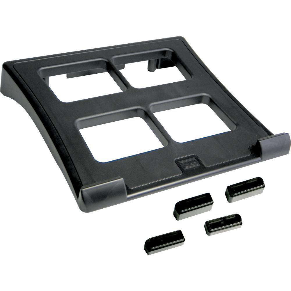DAC Height and Angle Adjustable Laptop Stand - 2.6" Height x 11.5" Width x 13" Depth - Black, Goodies N Stuff