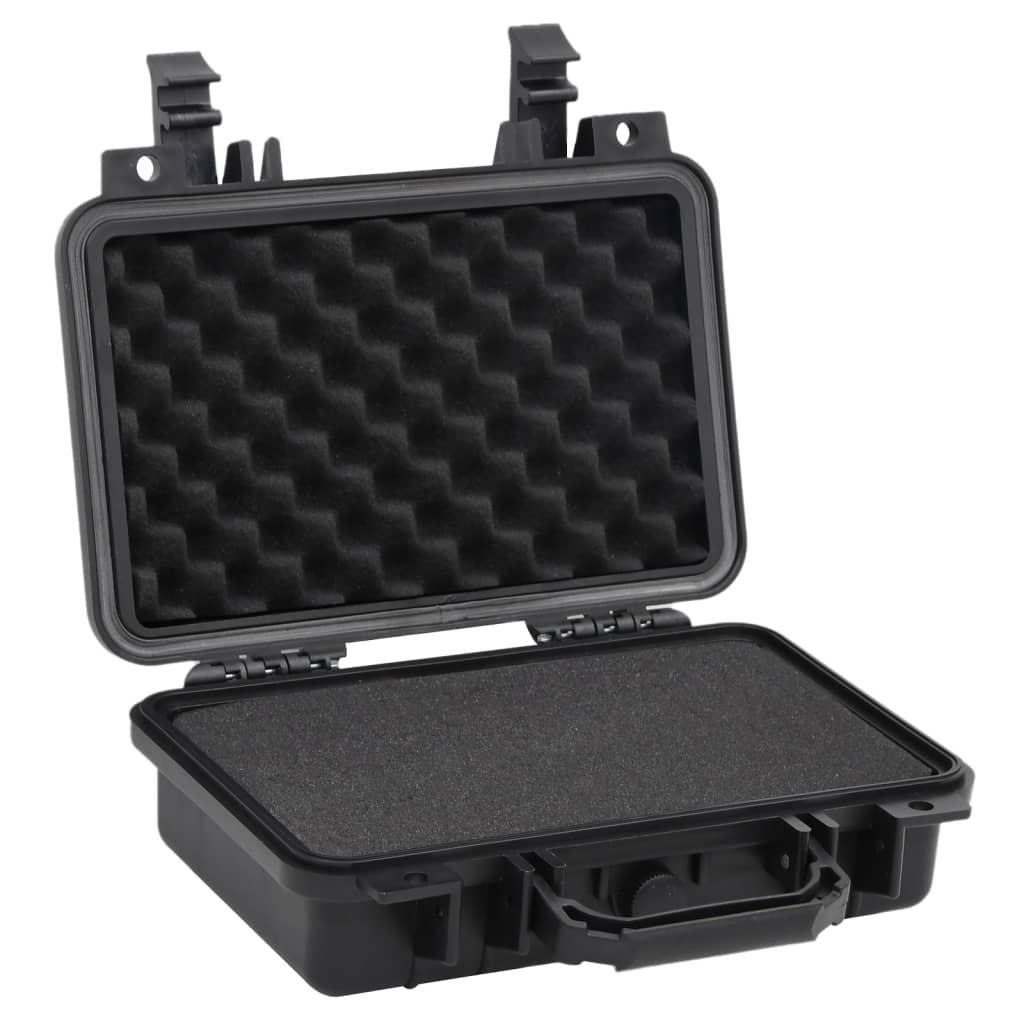 vidaXL Portable Flight Case Black 11.8"x8.7"x3.9" PP, Uncategorized, Goodies N Stuff