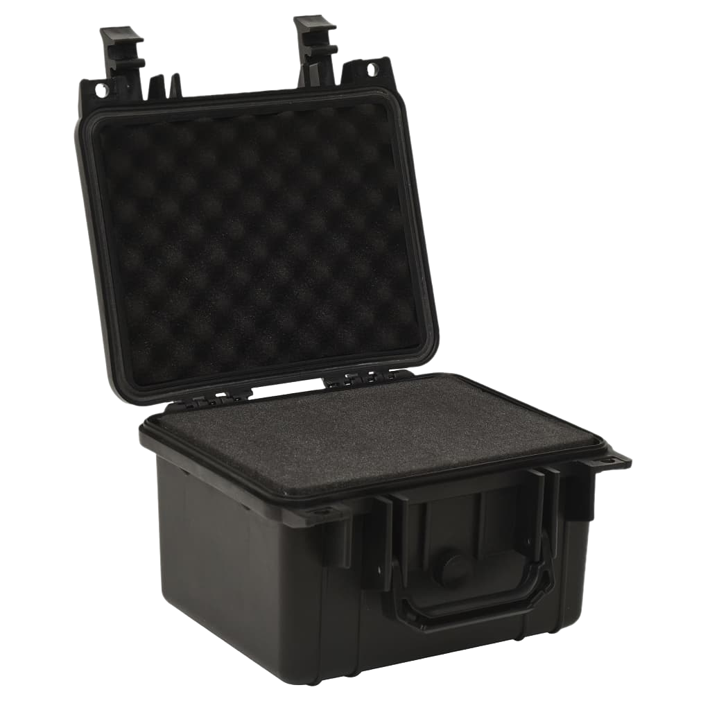 vidaXL Portable Flight Case Black 10.6"x9.8"x7.1" PP, Case, Uncategorized, Goodies N Stuff