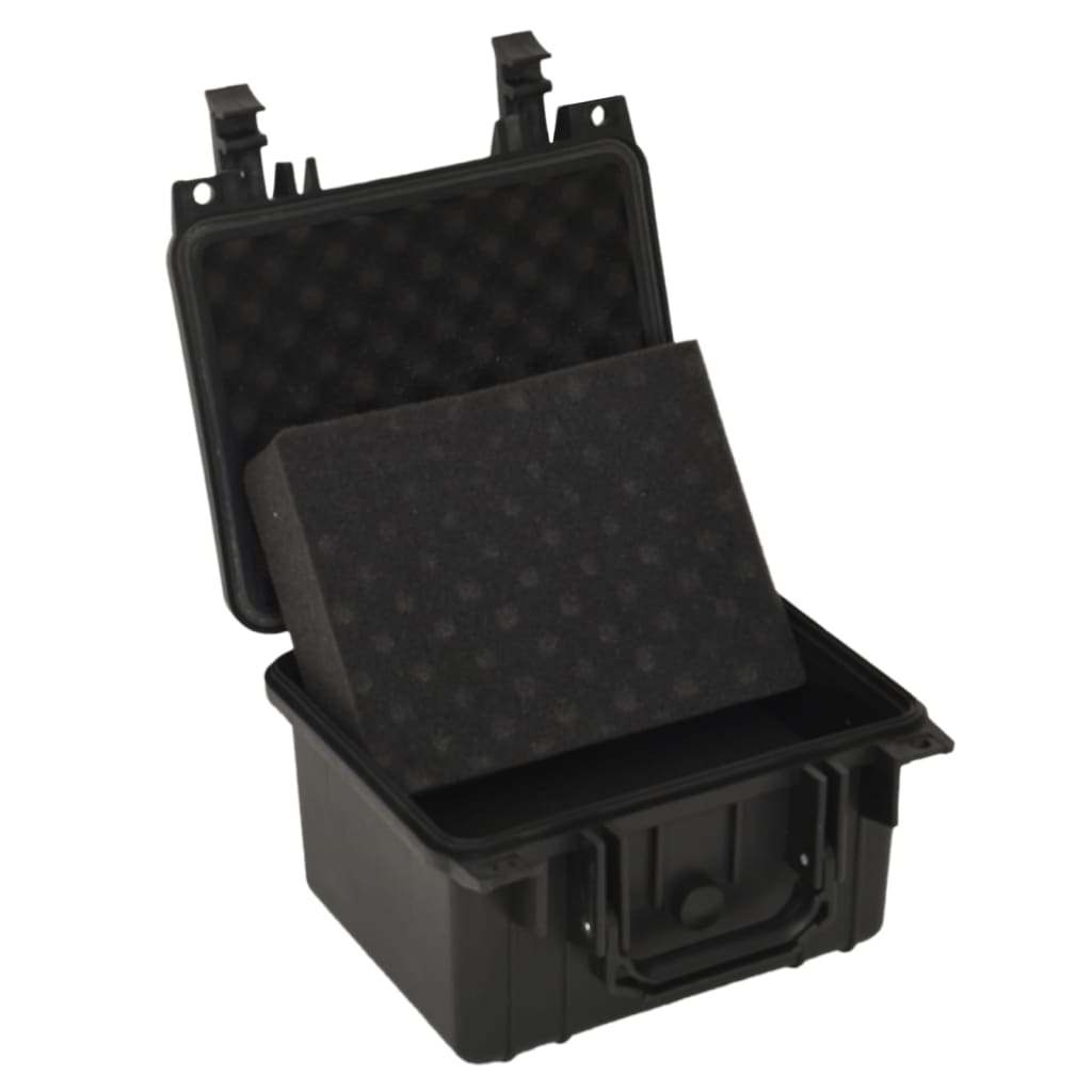 vidaXL Portable Flight Case Black 10.6"x9.8"x7.1" PP, Case, Uncategorized, Goodies N Stuff