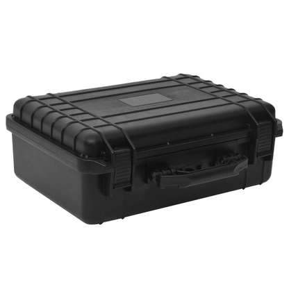 vidaXL Portable Flight Case Black 18.5"x14.2"x7.1" PP, Uncategorized, Goodies N Stuff