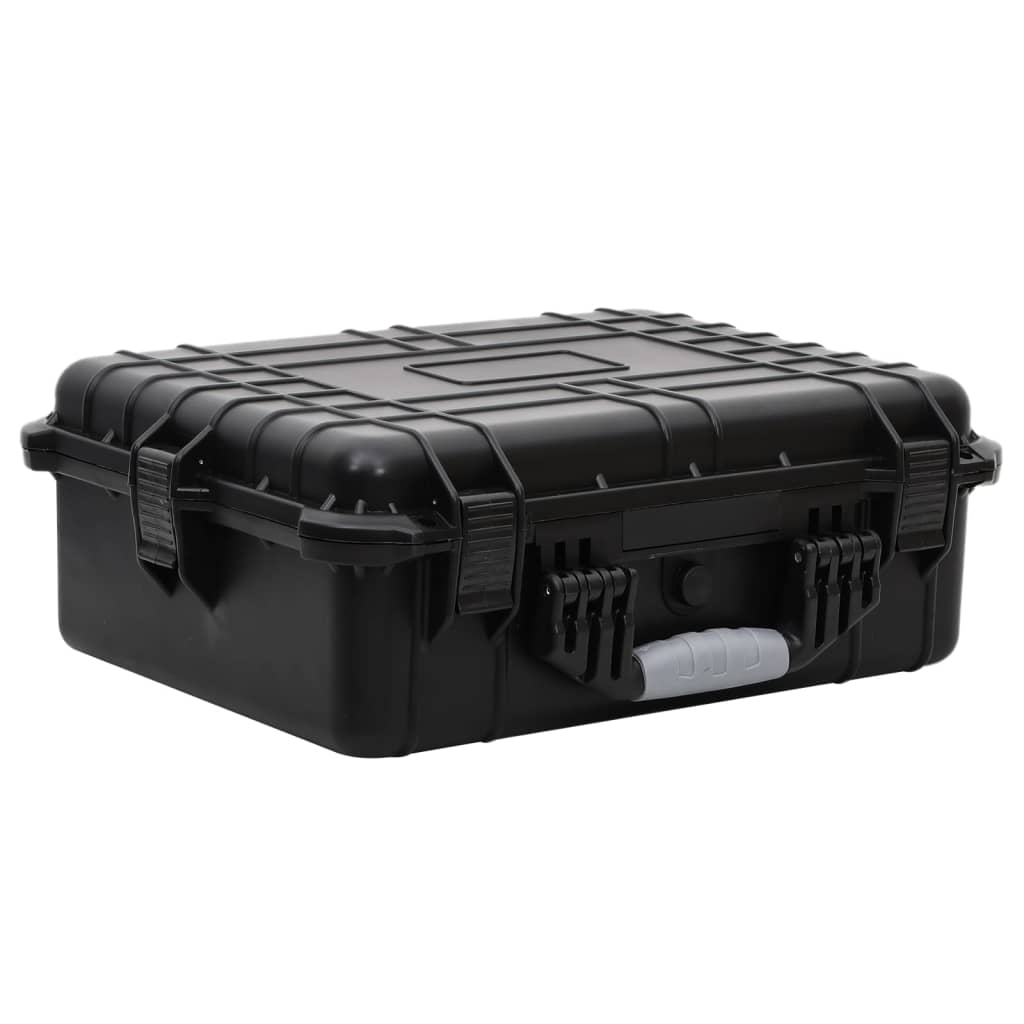 vidaXL Portable Flight Case Black 20.5"x15.7"x7.5" PP, Uncategorized, Goodies N Stuff