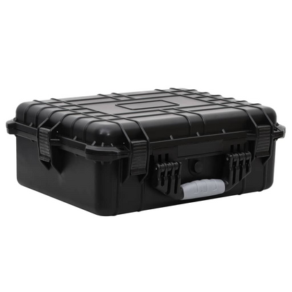 vidaXL Portable Flight Case Black 20.5"x15.7"x7.5" PP, Uncategorized, Goodies N Stuff