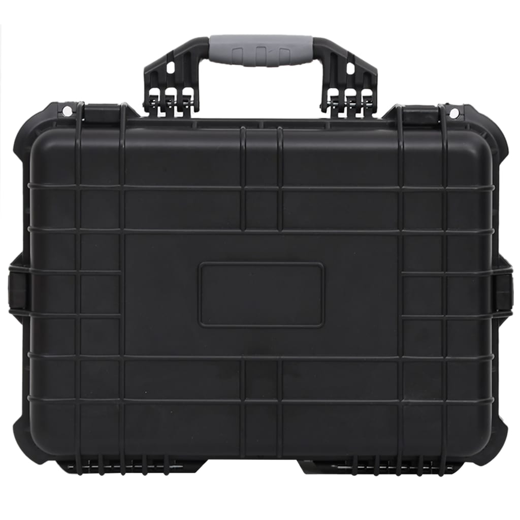 vidaXL Portable Flight Case Black 20.5"x15.7"x7.5" PP, Uncategorized, Goodies N Stuff