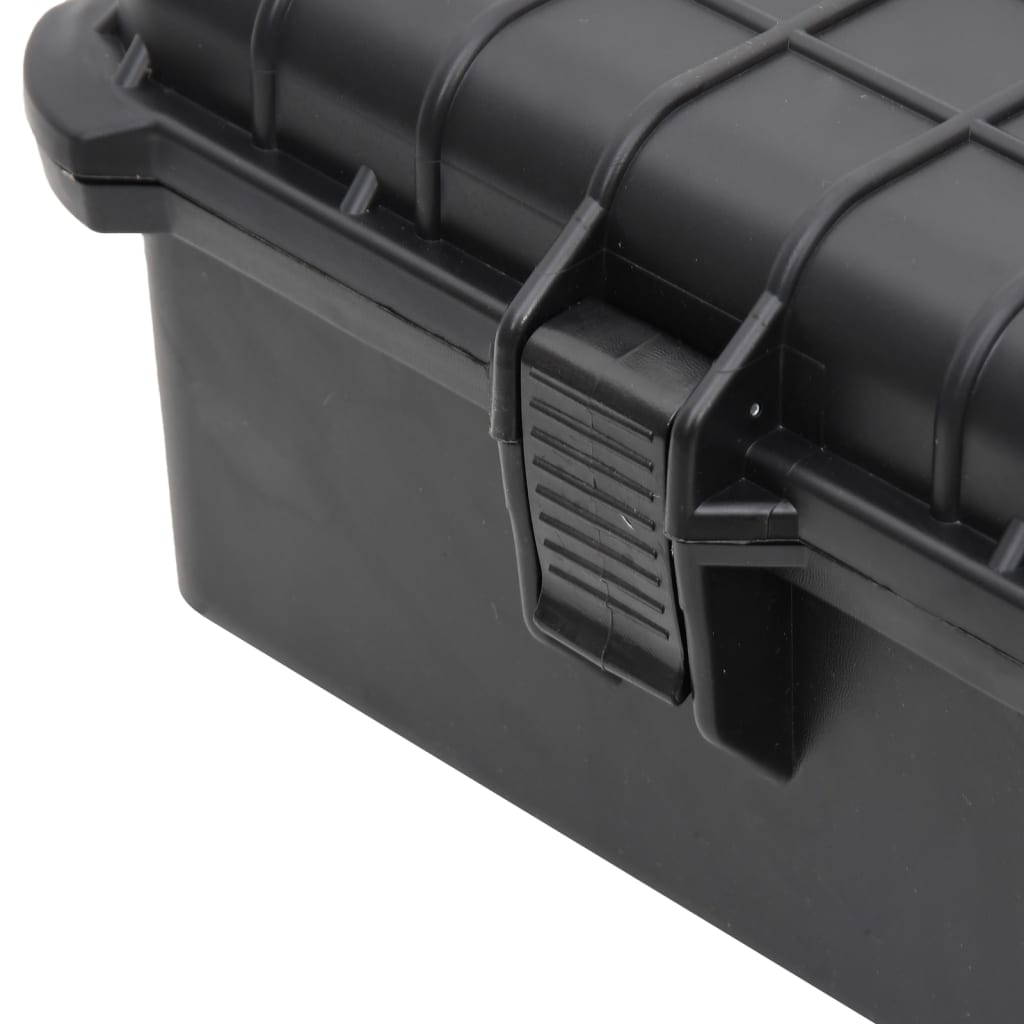 vidaXL Portable Flight Case Black 20.5"x15.7"x7.5" PP, Uncategorized, Goodies N Stuff