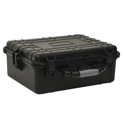 vidaXL Portable Flight Case Black 21.7"x16.9"x8.3" PP, Goodies N Stuff