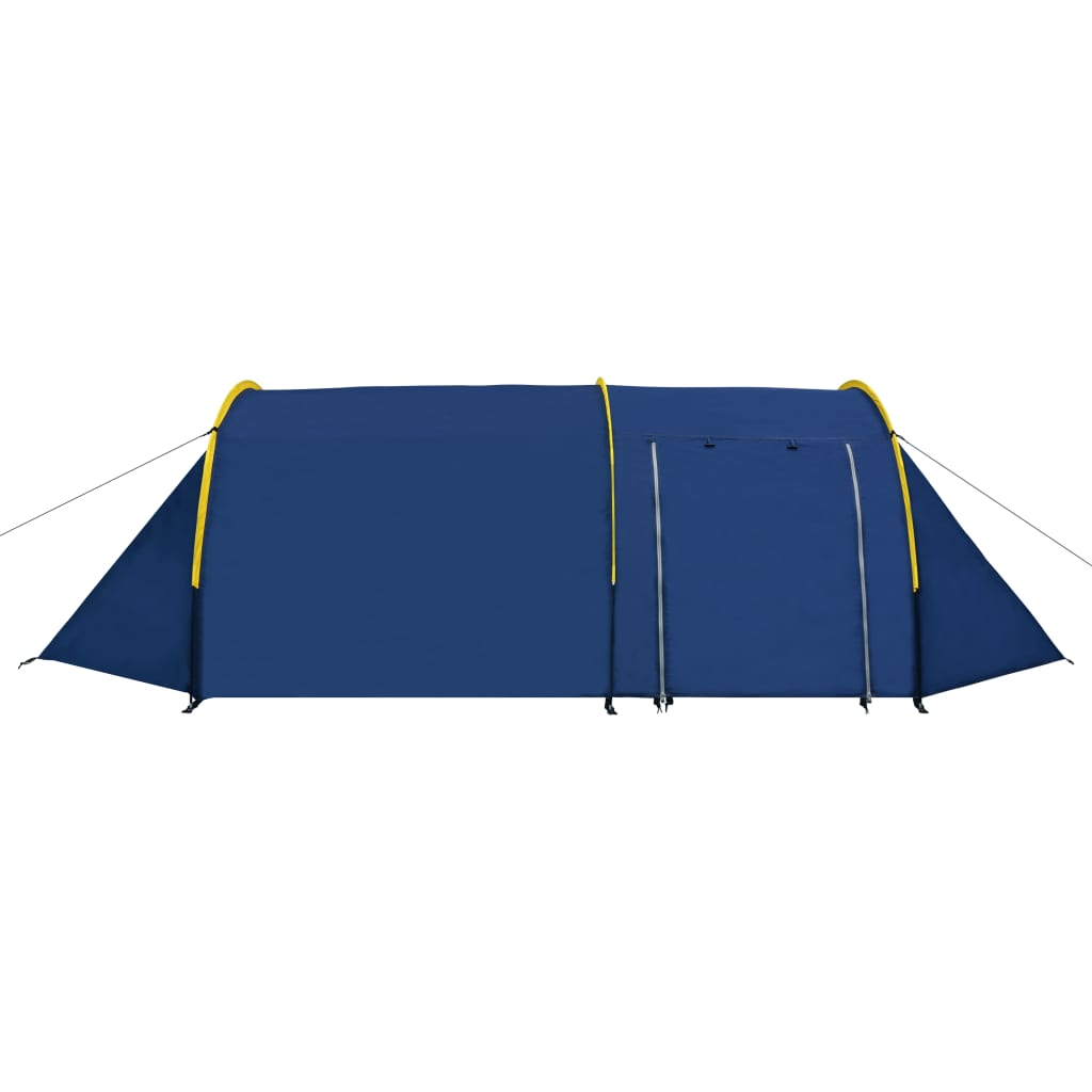 vidaXL Camping Tent 4 Persons Navy Blue/Yellow - Spacious and Comfortable, Goodies N Stuff