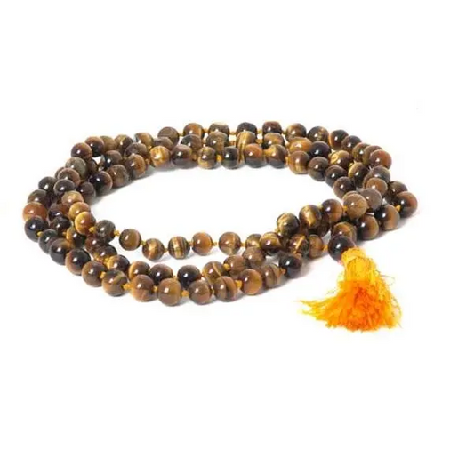 Prayer Mala Beads - Tiger Eye - 108 Prayer Beads, Goodies N Stuff