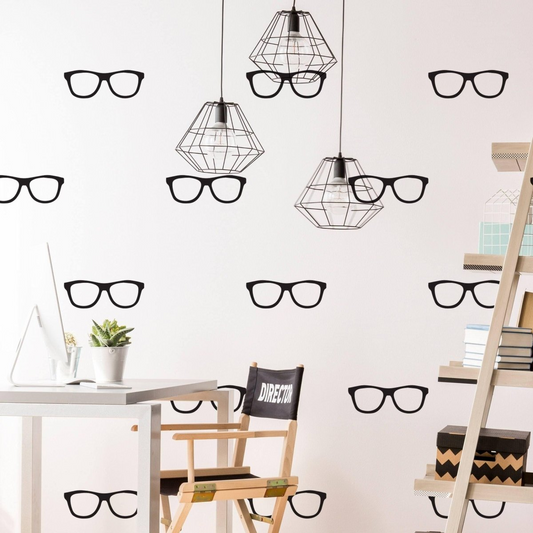 Pack of 50 Spectacular Wall Decals, Spectacles Design Wall Stickers, Goodies N Stuff