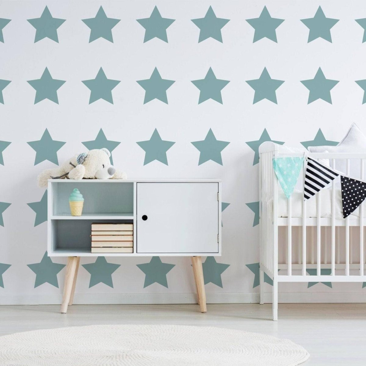 40-Pack Magical Star Stickers - Enthralling Child's Room Decoration Collection, Goodies N Stuff