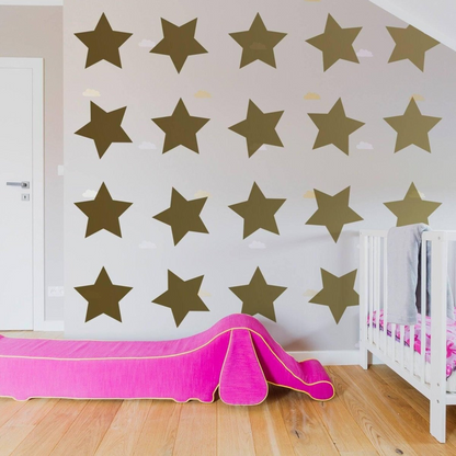 40-Pack Magical Star Stickers - Enthralling Child's Room Decoration Collection, Goodies N Stuff