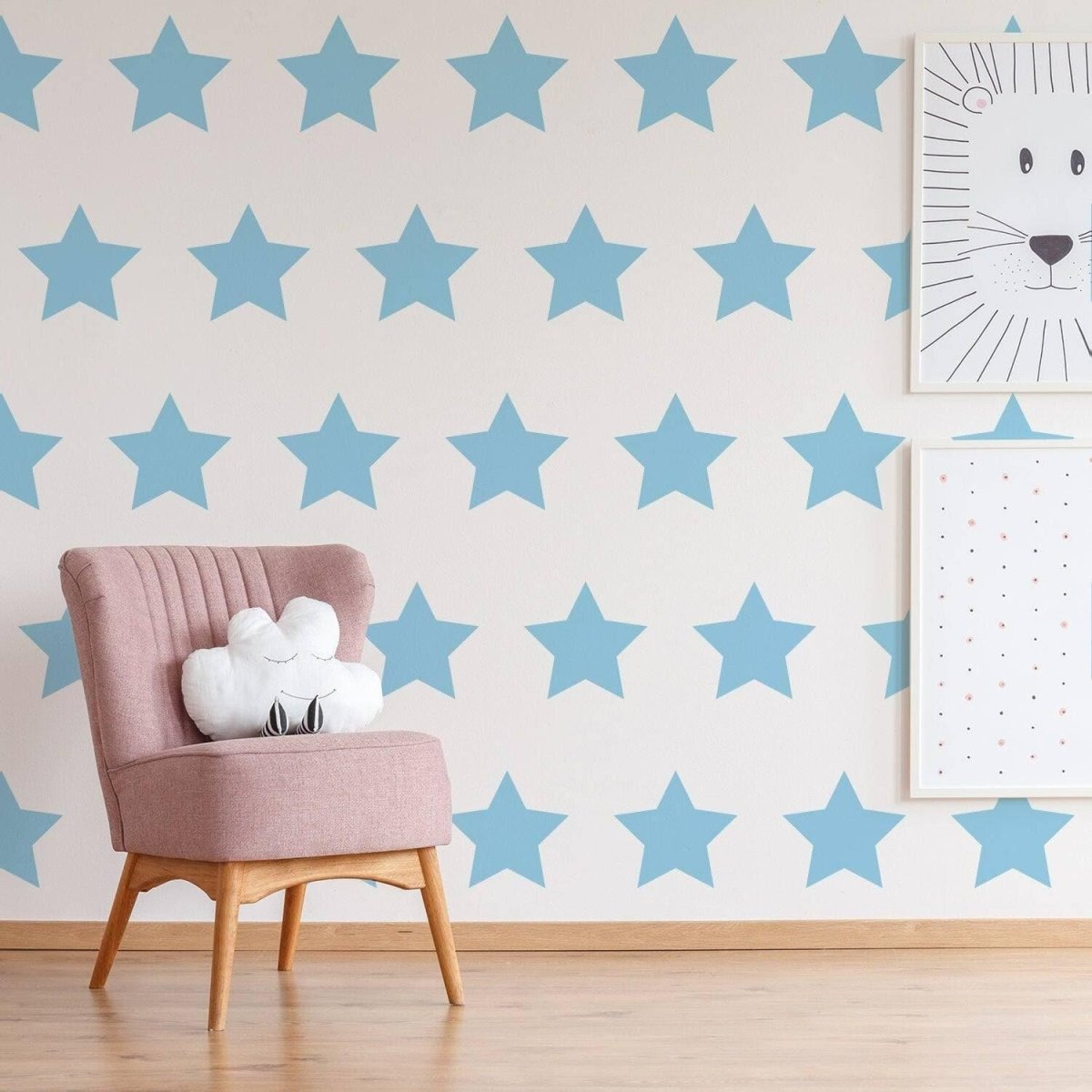 40-Pack Magical Star Stickers - Enthralling Child's Room Decoration Collection, Goodies N Stuff